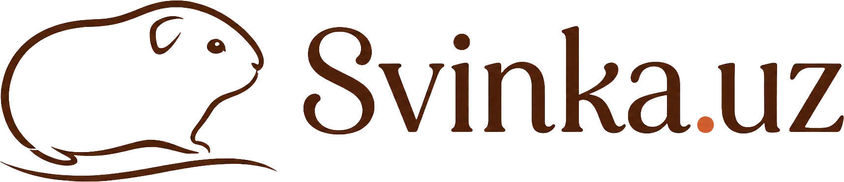 Логотип Svinka.uz — морские свинки в Узбекистане
